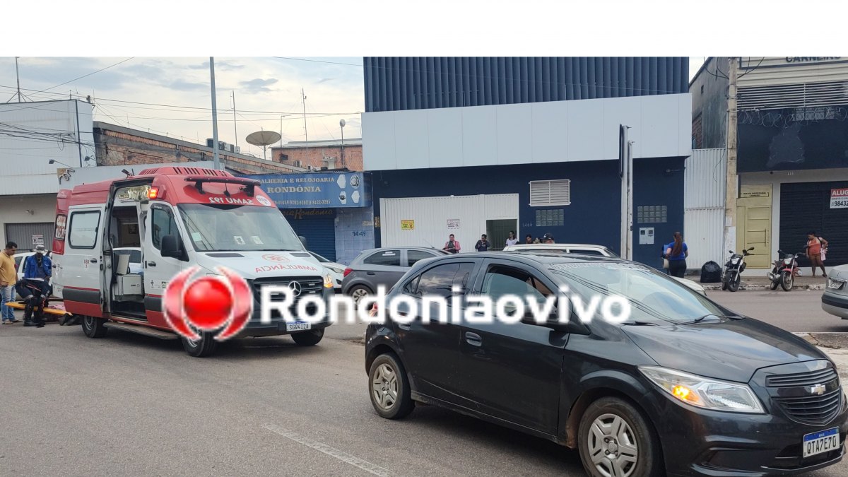 VÍDEO: Passageira de motocicleta sofre ferimentos após acidente na 7 de Setembro 