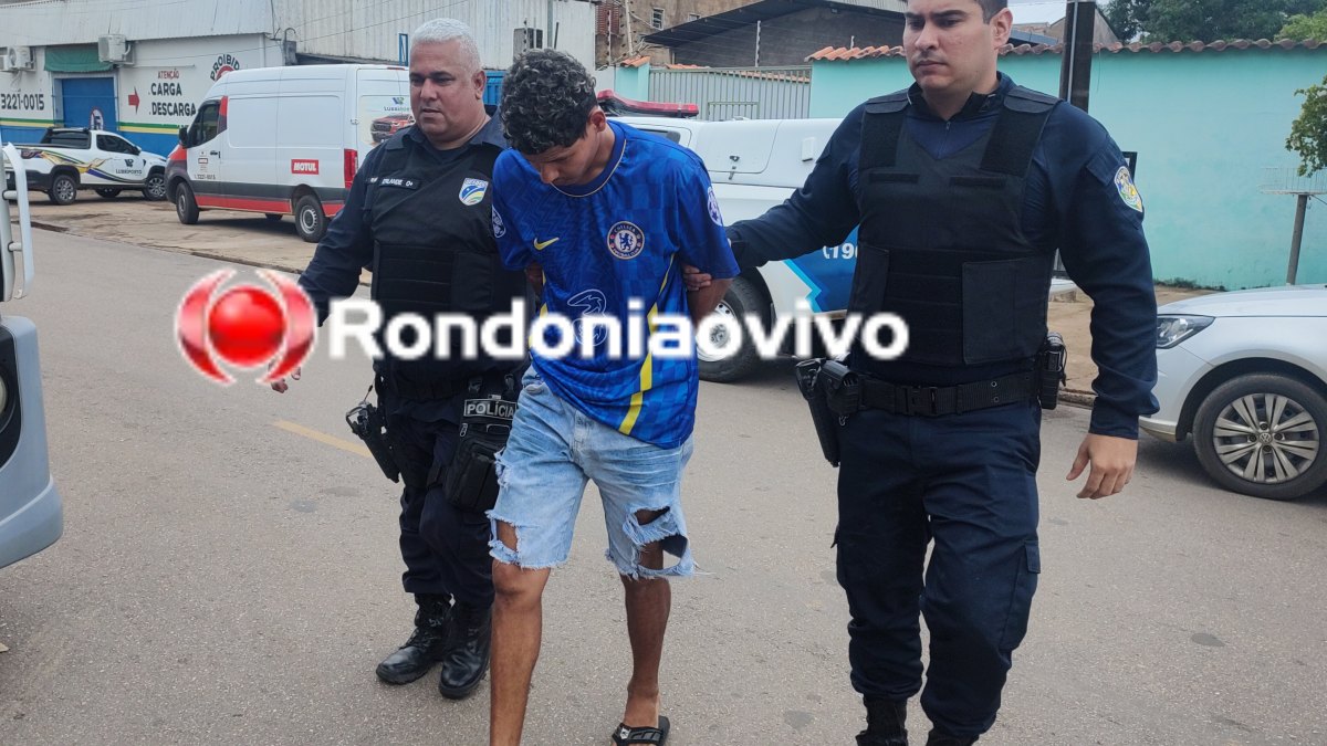URGENTE: PM faz cerco e prende criminoso que agrediu vítima durante roubo a residência