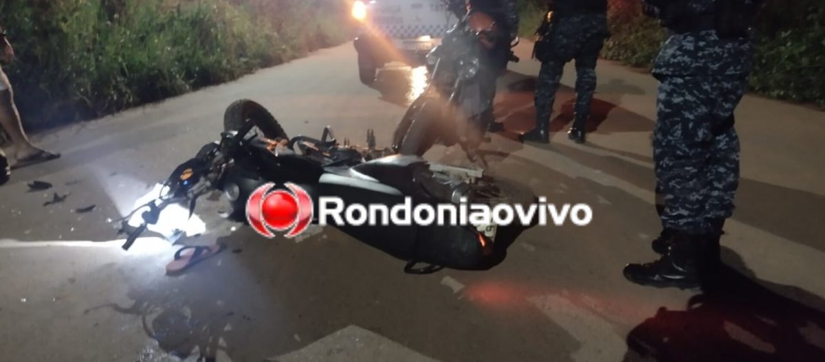 ACIDENTE FRONTAL: Dois ficam gravemente feridos após batida de frente entre motos na Calama