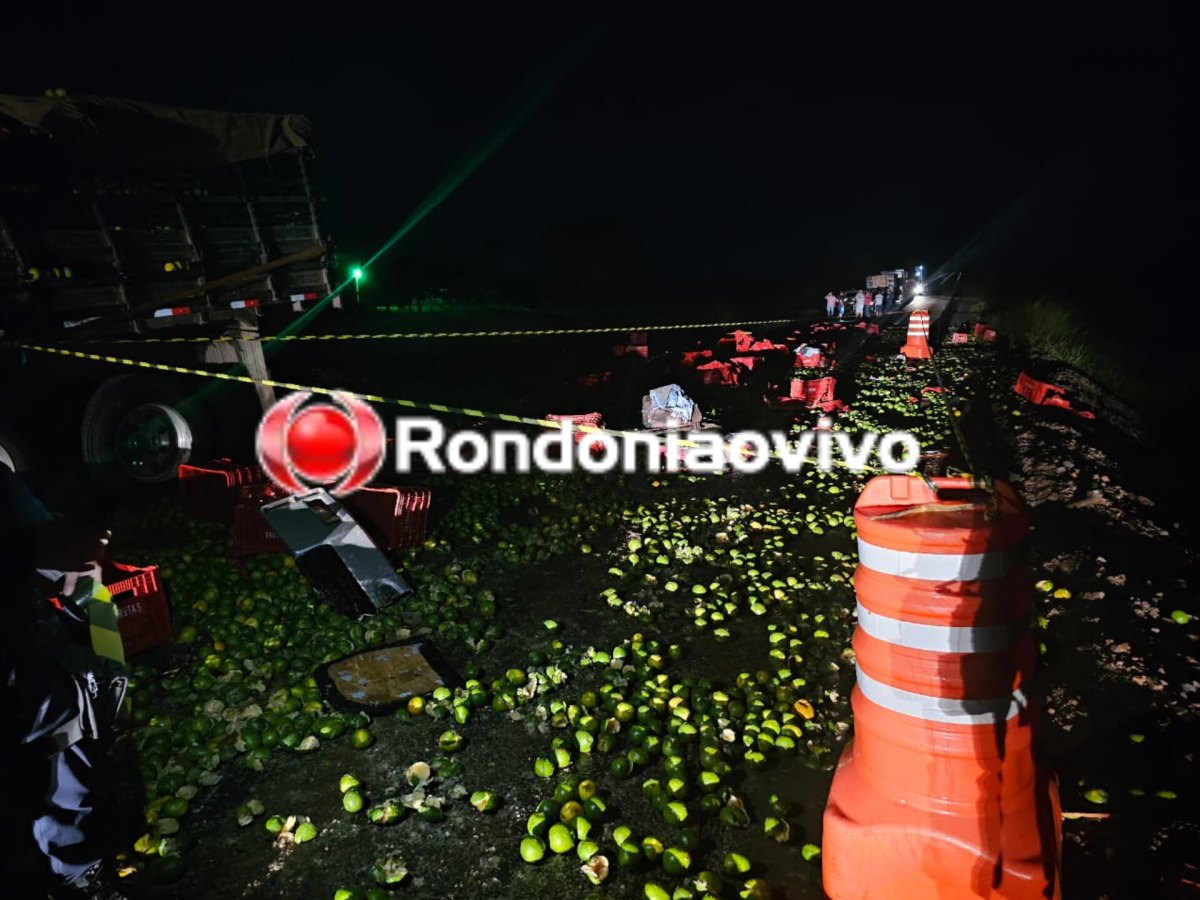 TRAGÉDIA: Batida entre dois caminhões deixa motorista morto na BR-364- VÍDEOS
