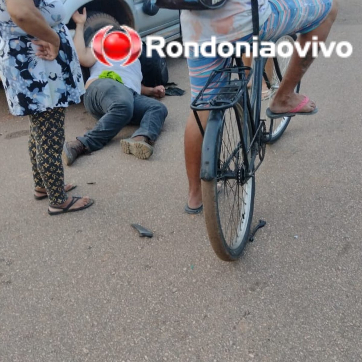 S10 AVANÇOU: Motociclista quebra a perna após grave acidente na 'Raimundo' 