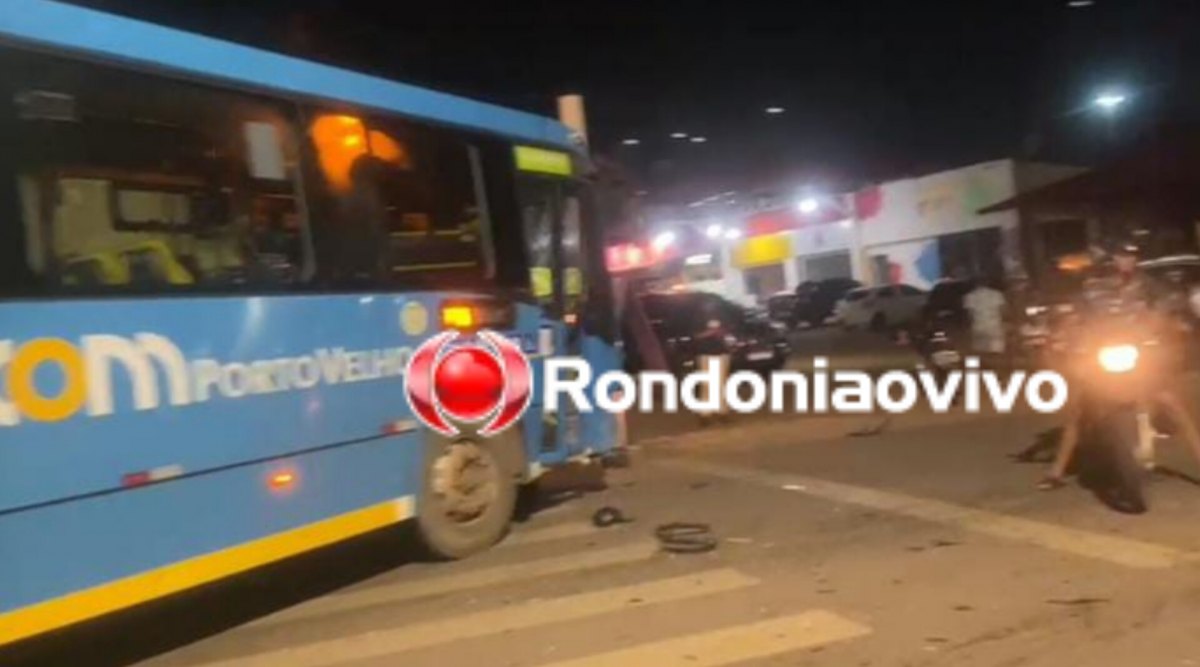 VÍDEO: Grave acidente entre carro e ônibus deixa feridos e motorista foge