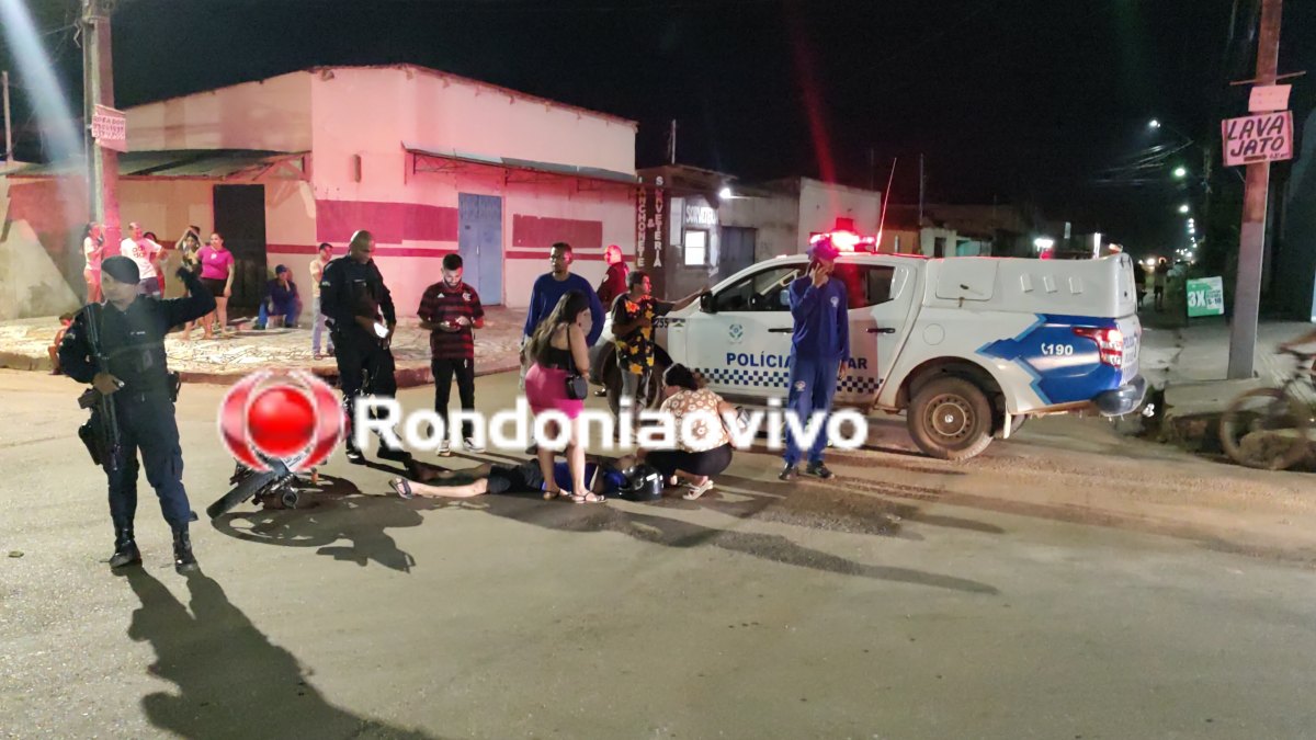 FORTE COLISÃO: Vídeo mostra grave acidente entre caminhão e motociclista próximo ao Orgulho 