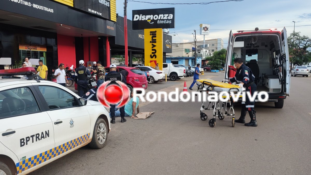 VÍDEO: Acidente com policial militar foi filmado por câmera de segurança 