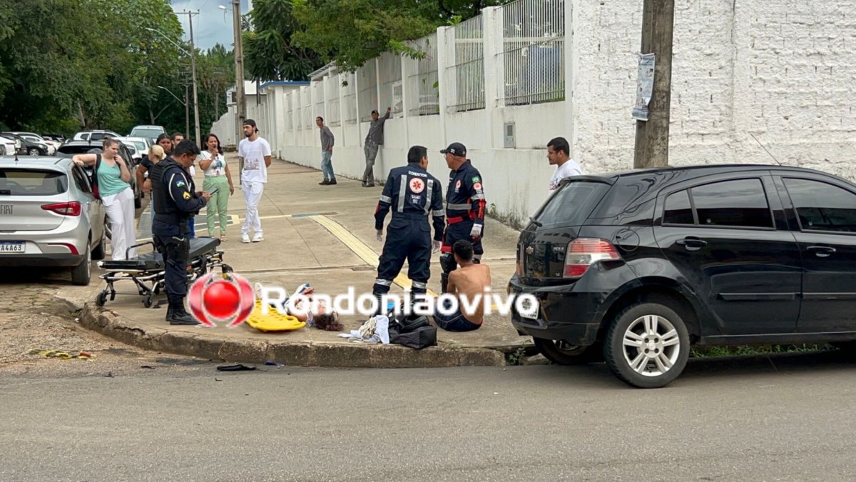 VÍDEO: Casal de primos é atropelado gravemente por S10 na capital