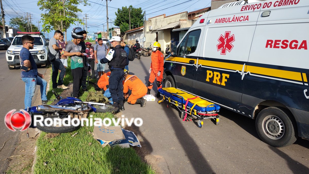 NO FORMIGUEIRO: Militar do Exército sofre grave acidente e motociclista foge