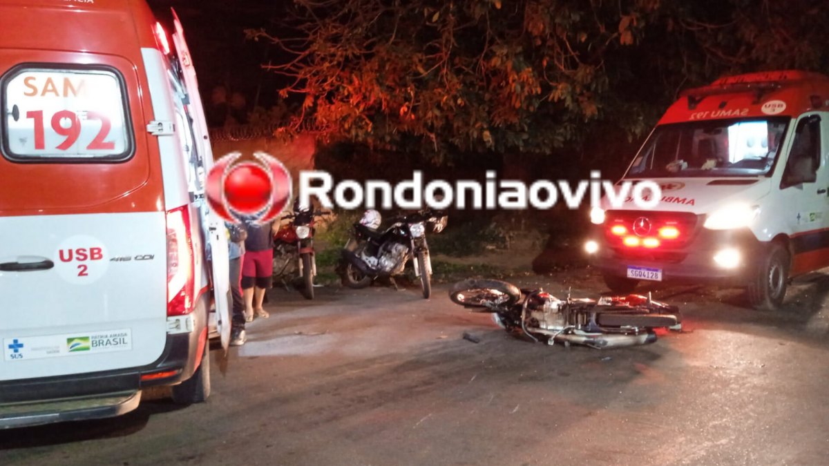 FORTE COLISÃO: Vídeo mostra acidente que resultou em moto aplicativo e passageira feridos