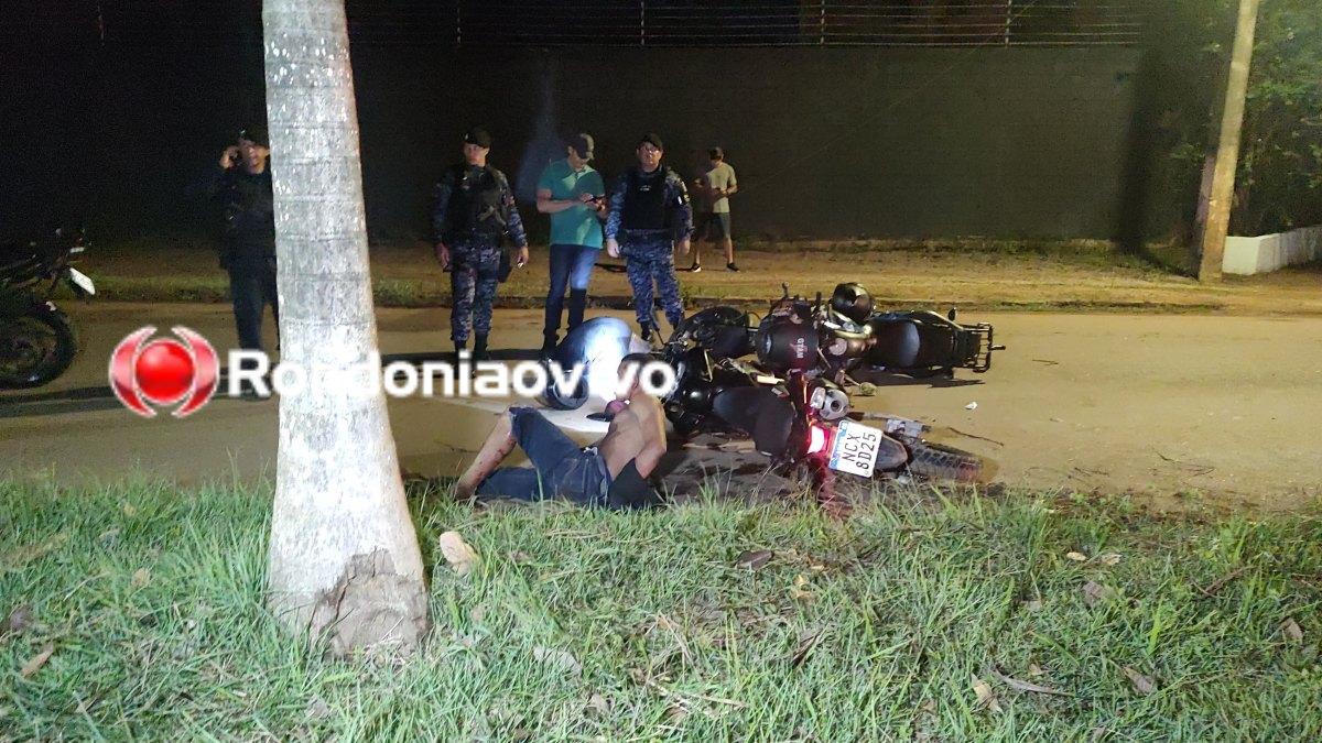 VÍDEO: Policiais ficam feridos em acidente após perseguição a assaltantes na Guaporé 