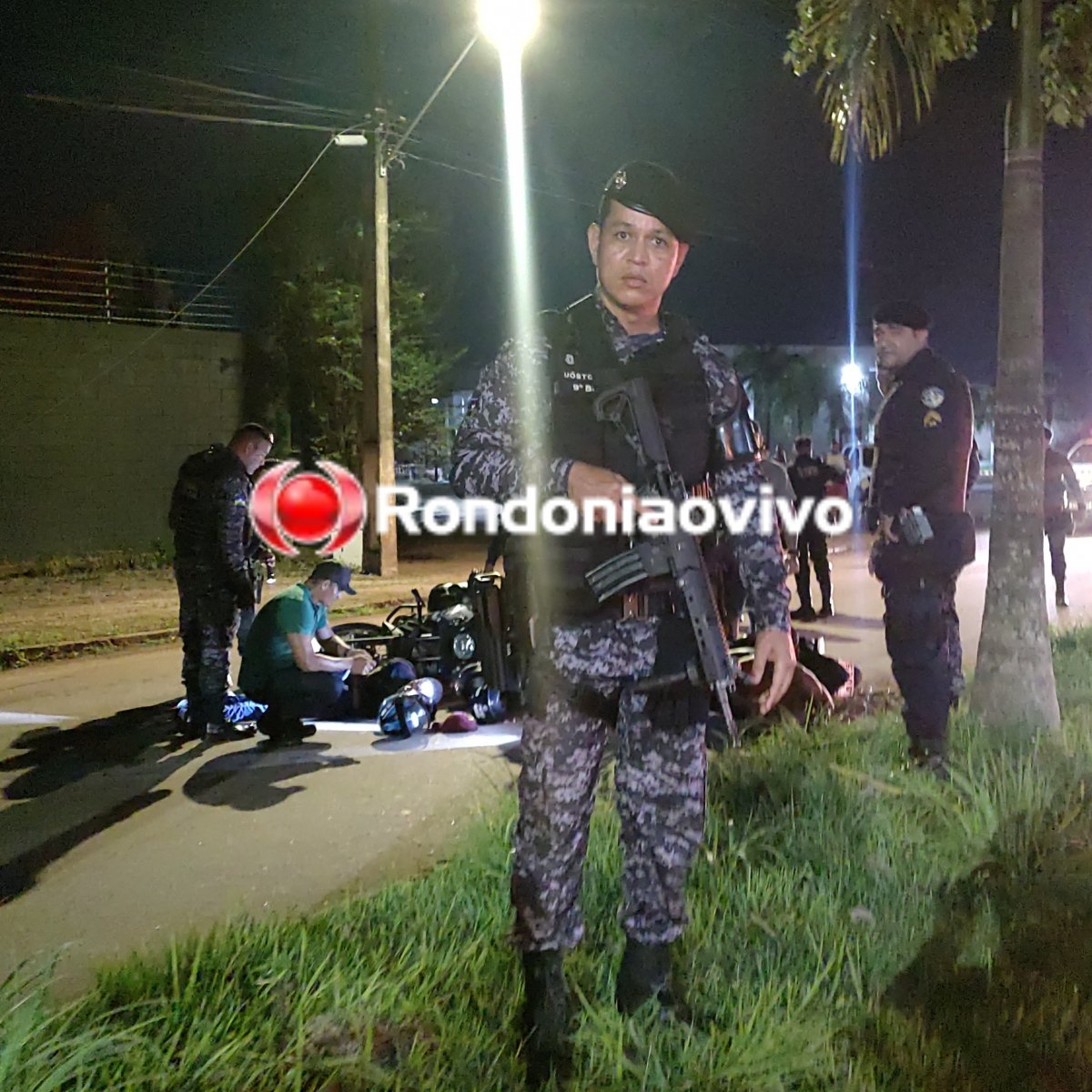 VÍDEO: Policiais ficam feridos em acidente após perseguição a assaltantes na Guaporé 