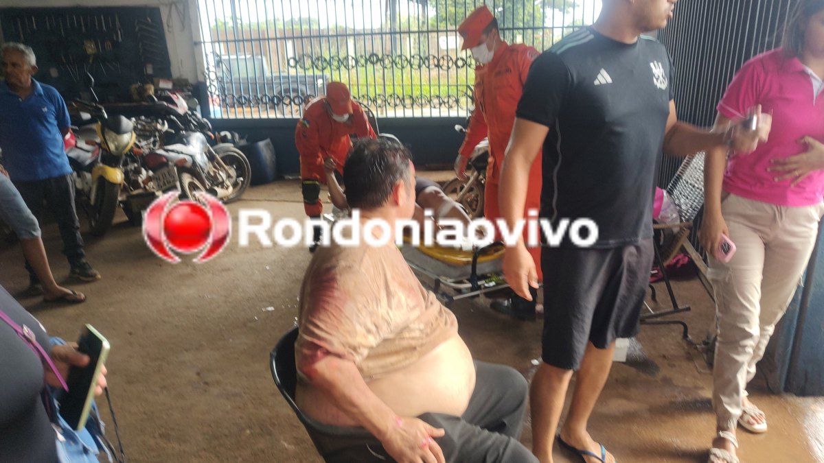 VÍDEO: Grave acidente entre motos deixa mulher e homem feridos