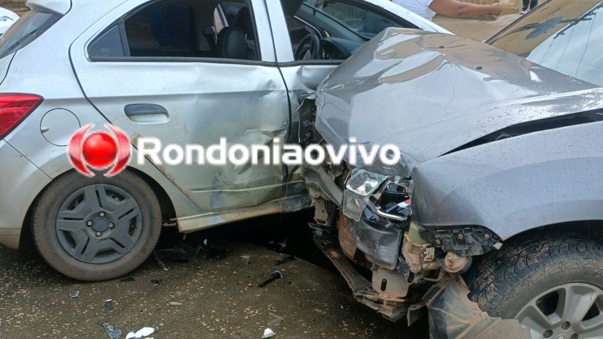 FORTE IMPACTO: Veículos ficam destruídos em violenta batida na Sucupira 