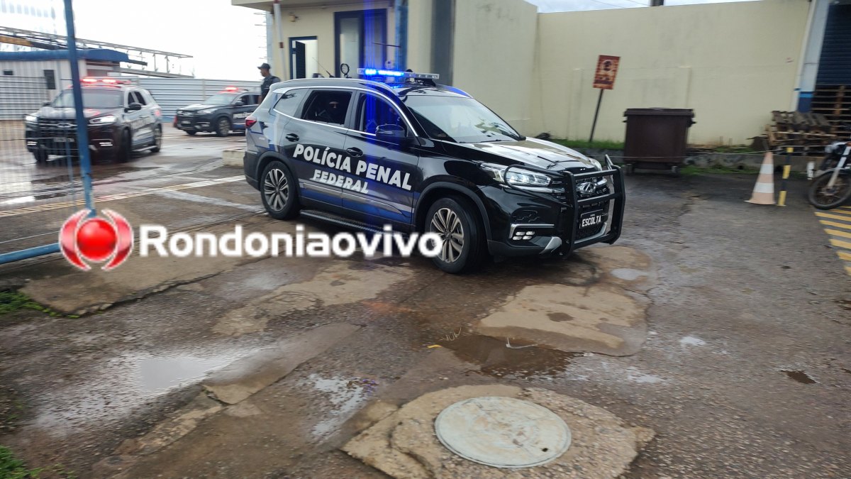 CASO MARIELLE: Domingos Brazão chega no aeroporto de Porto Velho sob forte escolta 