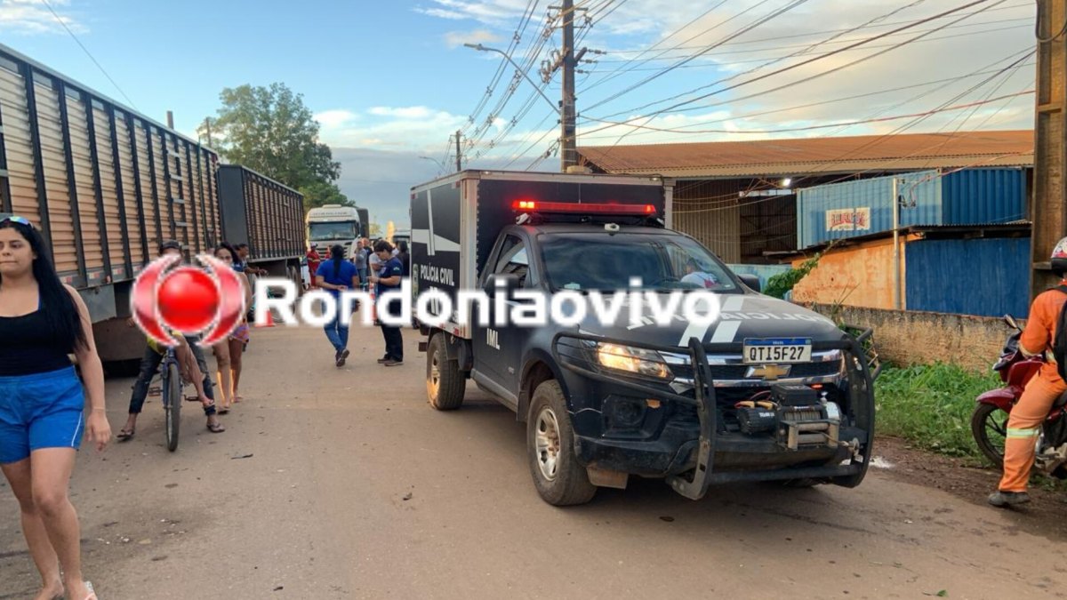 BATIDA FRONTAL: Motociclista morre atropelado por caminhão boiadeiro na Estrada do Belmont 