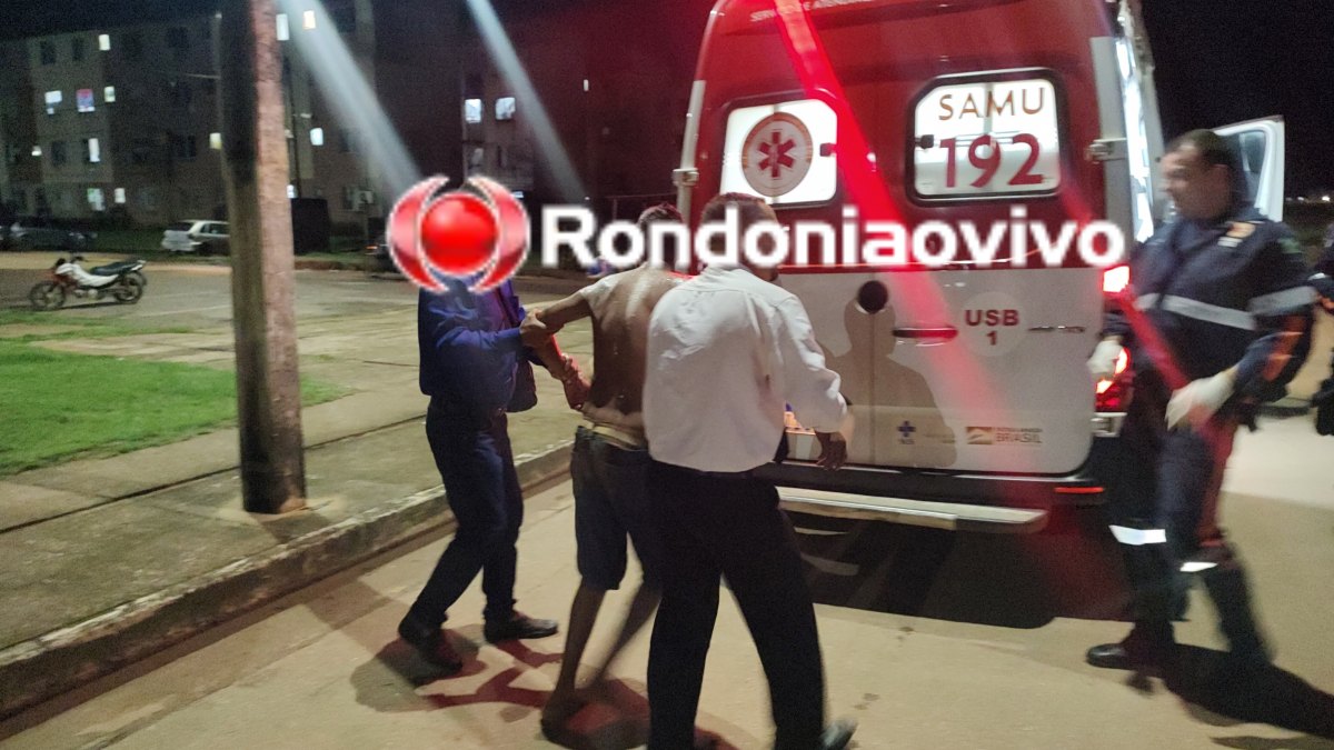 NA CABEÇA: Homem é atacado a pauladas no condomínio Orgulho do Madeira 