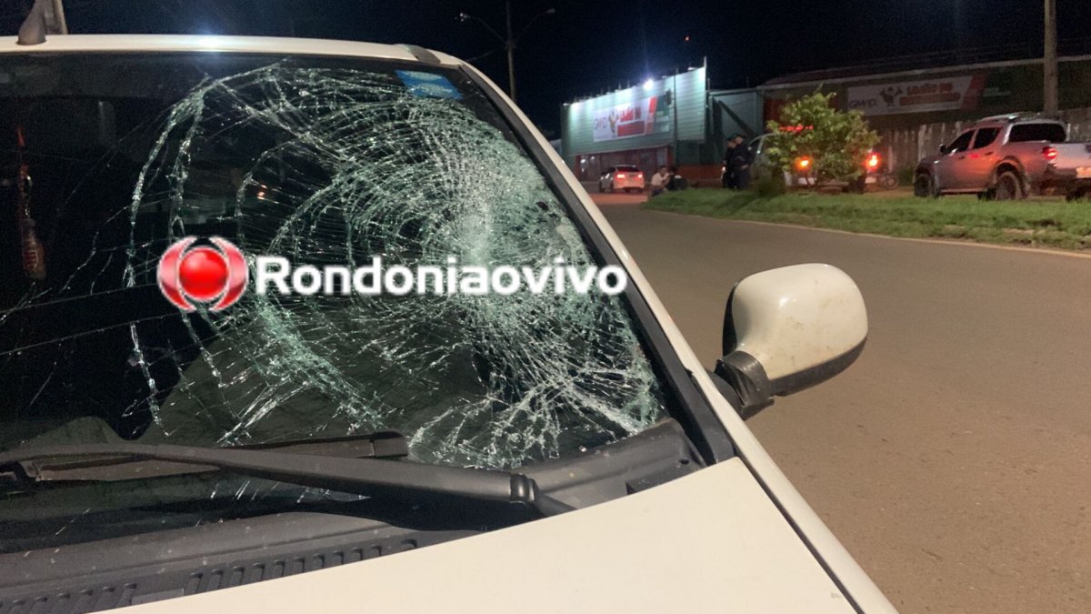 LESÕES NA CABEÇA: Atropelamento na Rio de Janeiro deixa ciclista ferido no canteiro central 