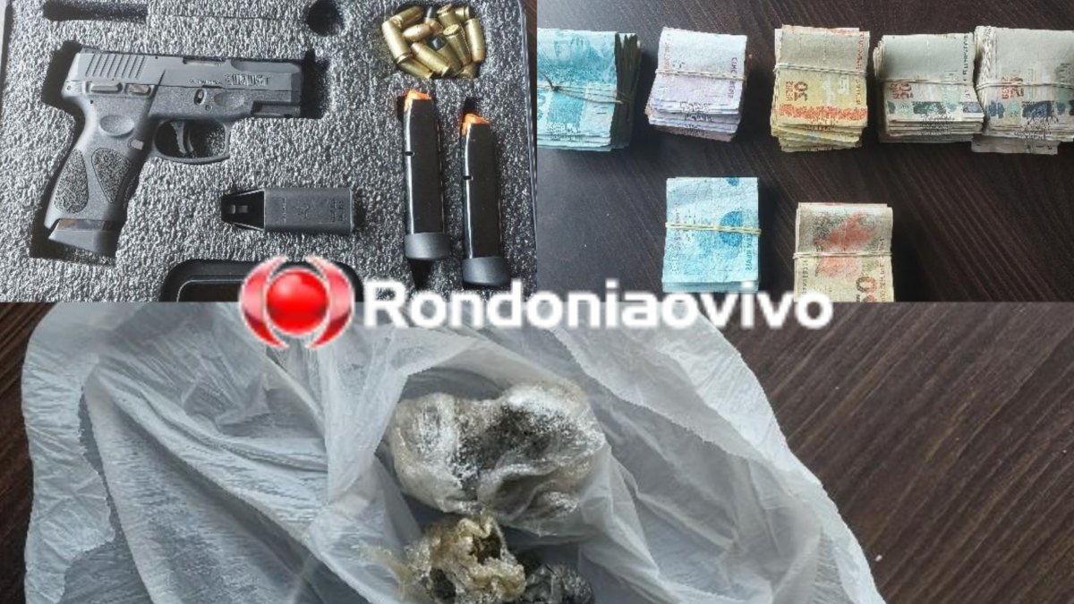 OPERAÇÃO: BOPE apreende arma, drogas e mais de R$ 35 mil na casa de traficante