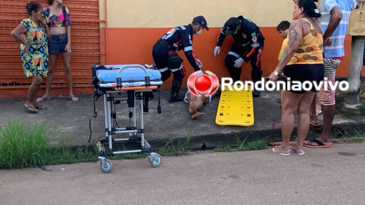 PERIGO: Pedestre é atropelada após grave batida entre veículos 