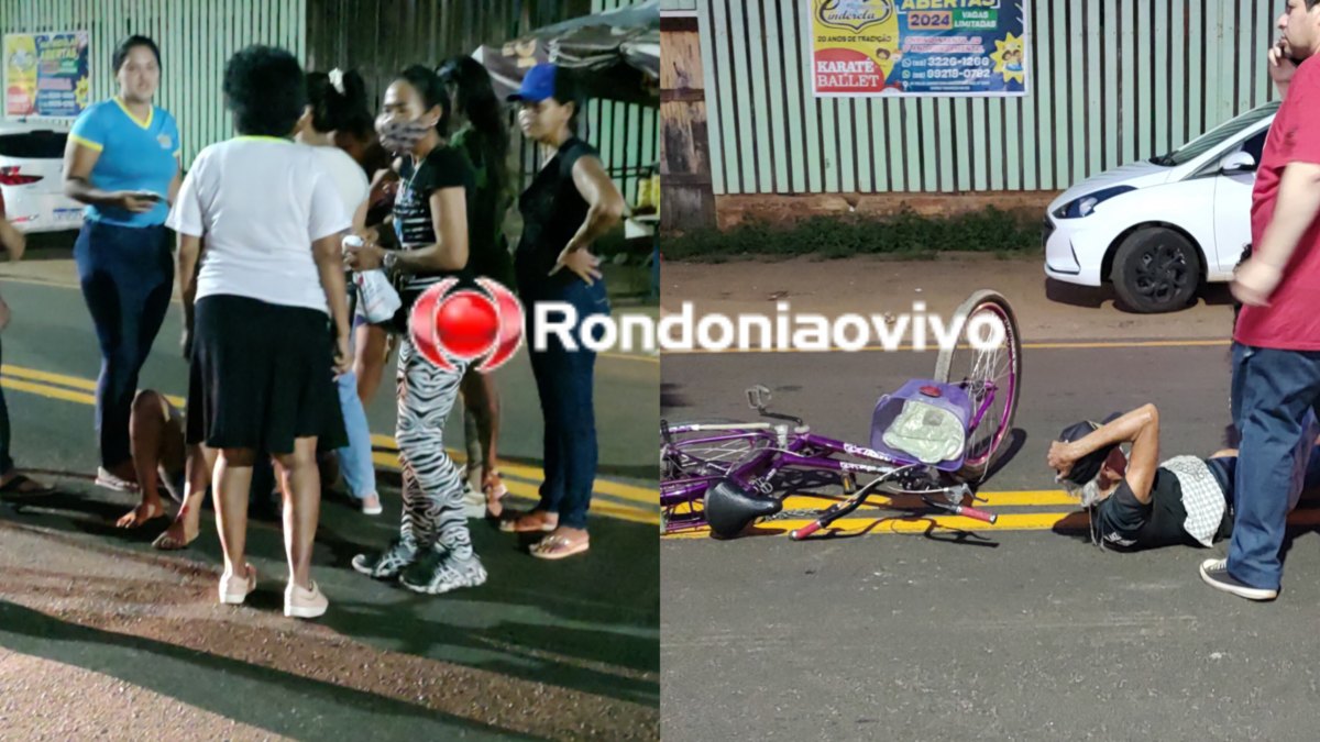 VÍDEO: Idoso e mulher ficam gravemente feridos em atropelamento na capital 