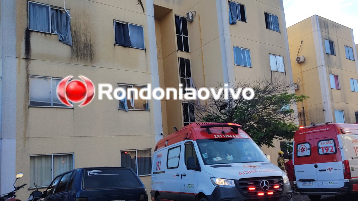FORTE IMPACTO: Vazamento de gás provocou grave explosão que deixou mãe e filho feridos em apto