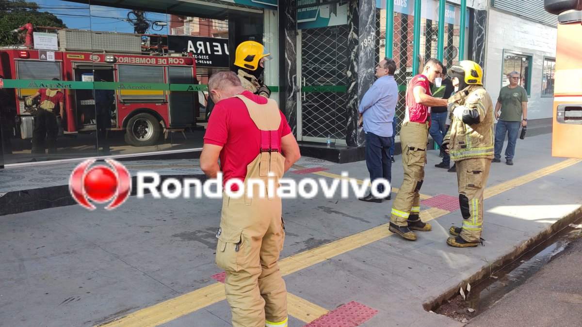 VÍDEO: Incêndio em impressora atinge empresa na Avenida Abunã