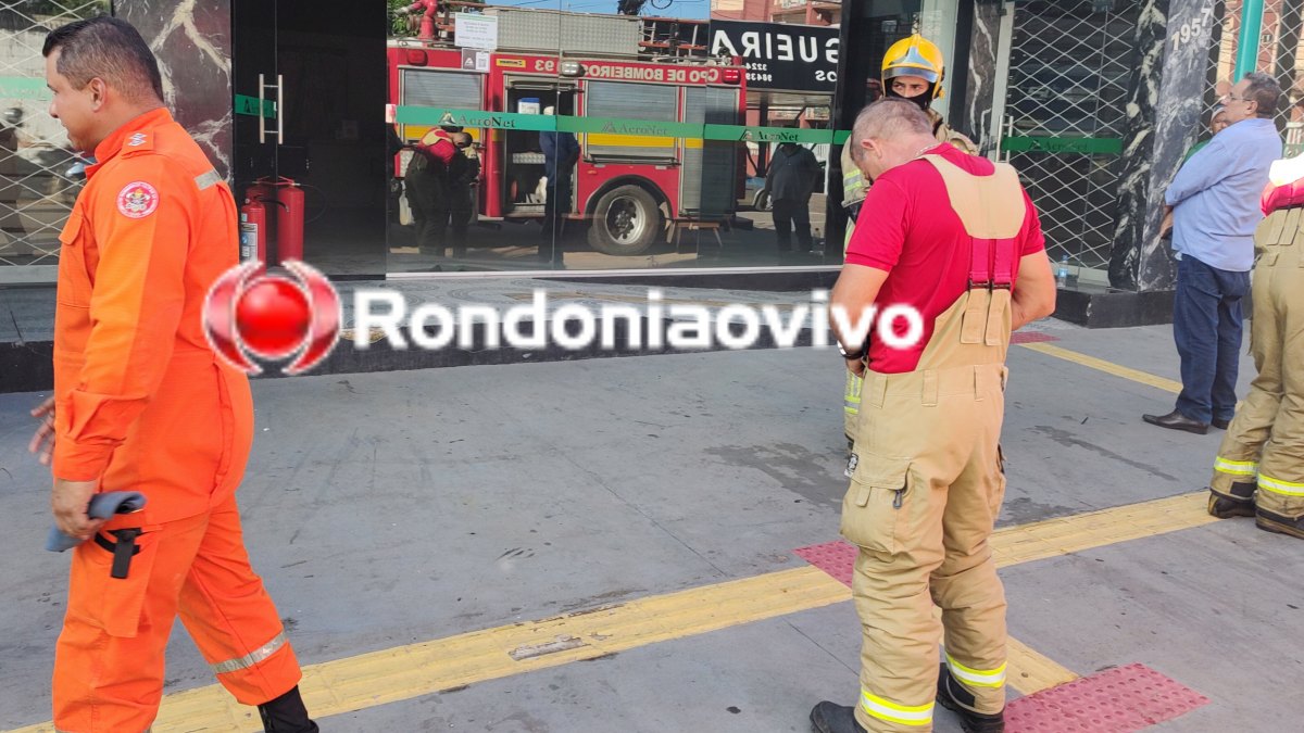 VÍDEO: Incêndio em impressora atinge empresa na Avenida Abunã