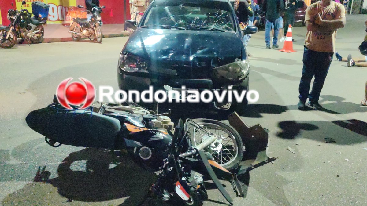 VÍDEO: Passageiro de moto aplicativo morre em grave acidente