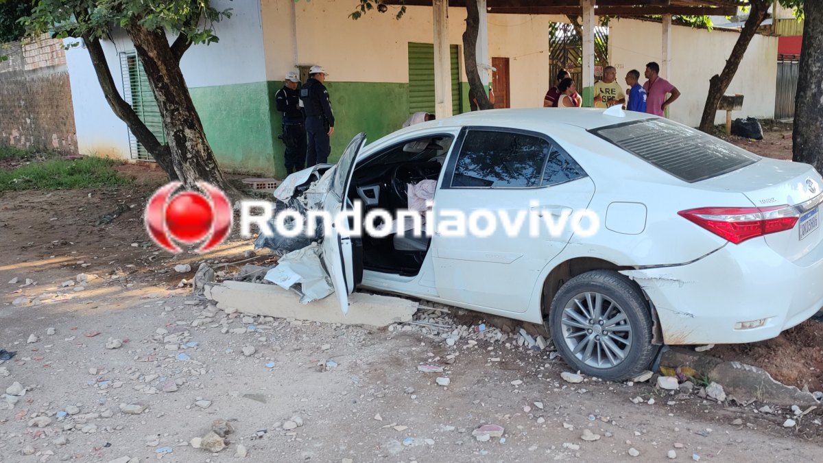 ESTRAGO: Embriagado, motorista de Corolla promove destruição na zona Leste 