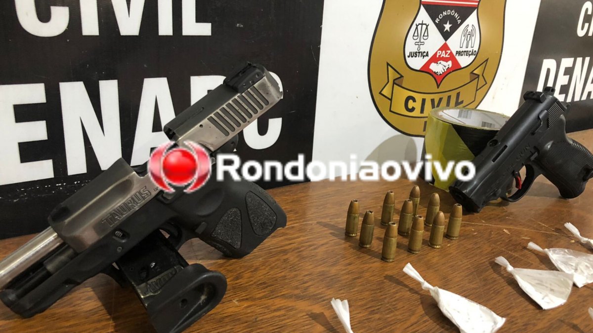 OPERAÇÃO DO DENARC: 'Escobar' é preso com 100 porções de cocaína e arma em distribuidora de fachada 
