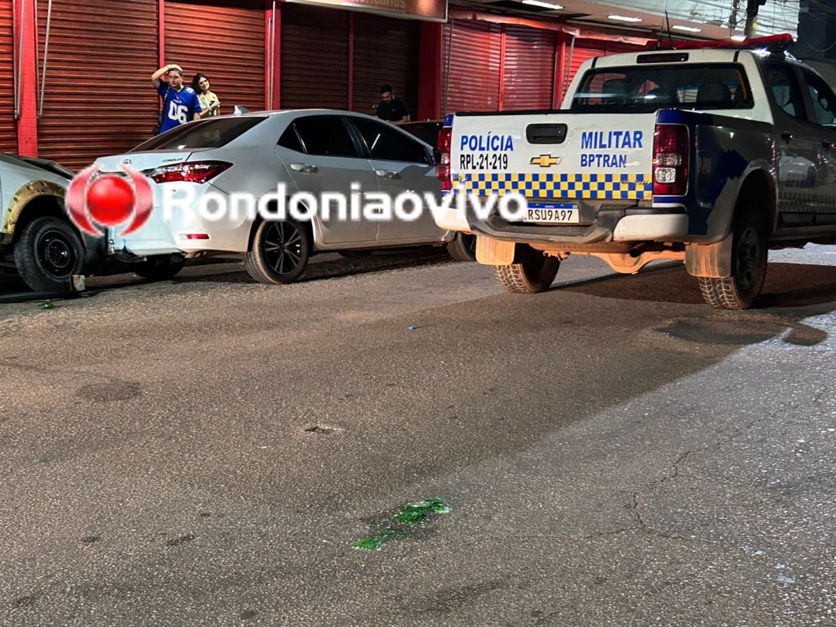 FUGIU: Motorista de BMW provoca destruição em cinco veículos na frente de boate