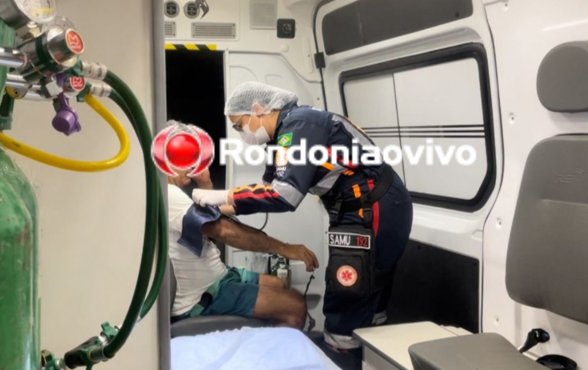 ZONA NORTE: Motociclista com criança na garupa bate contra carro parado na Rua do IML