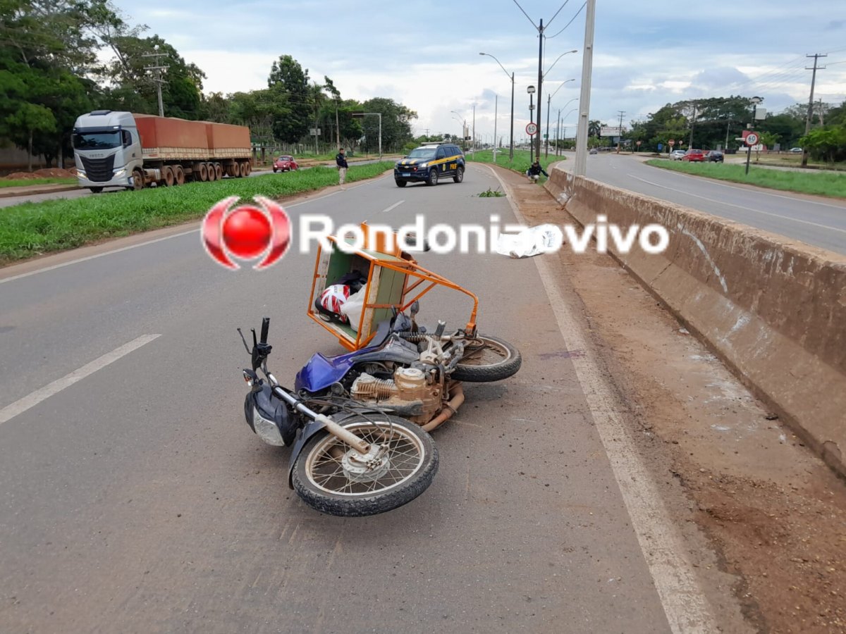 ULTRAPASSAGEM: Motociclista morre e passageira fica ferida em grave acidente na  BR-364