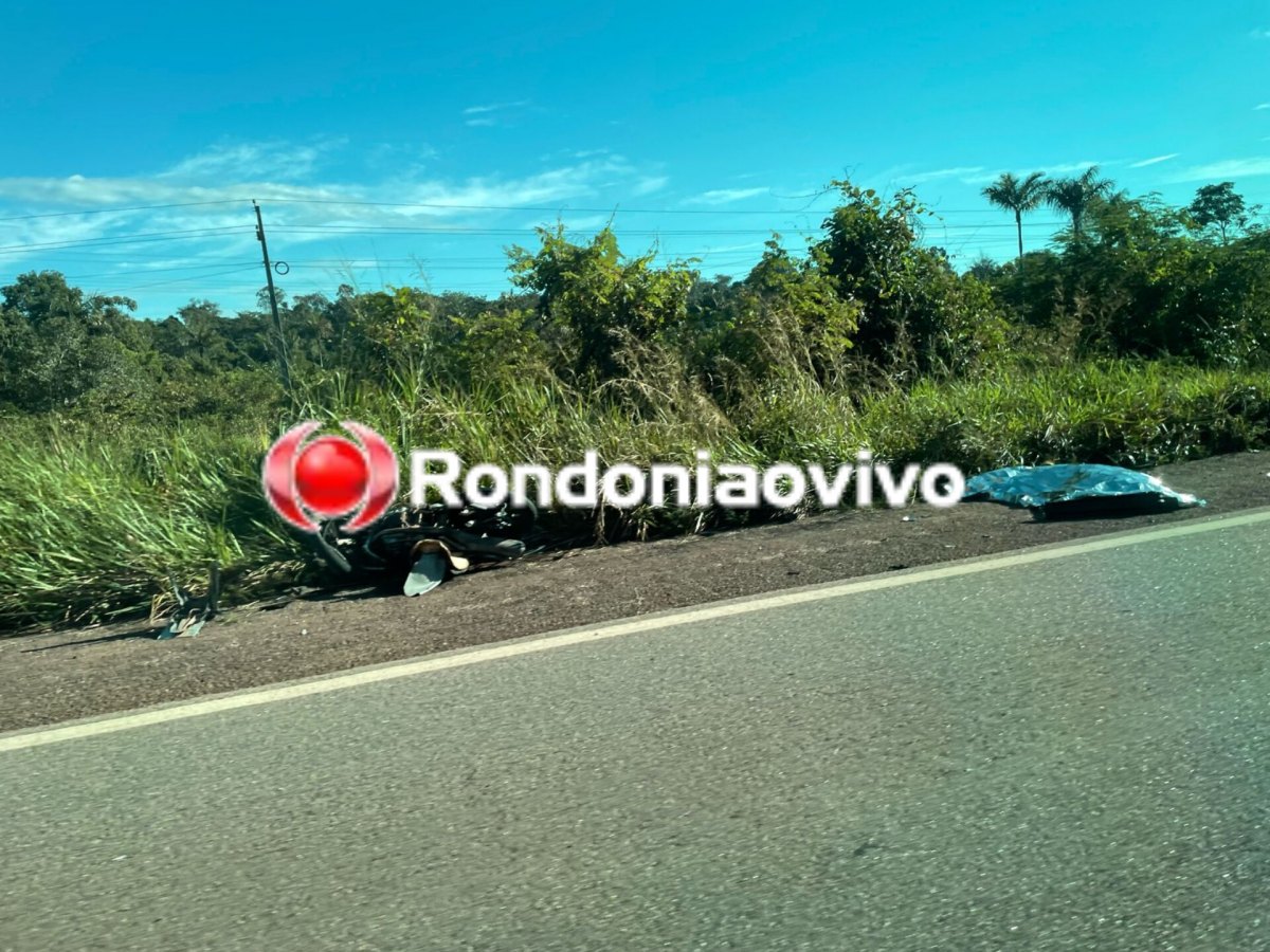 TRÁGICO: Dois morrem em colisão de frente entre moto e carro na BR-364