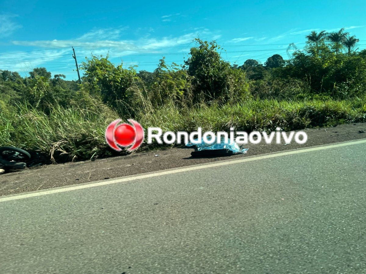 TRÁGICO: Dois morrem em colisão de frente entre moto e carro na BR-364