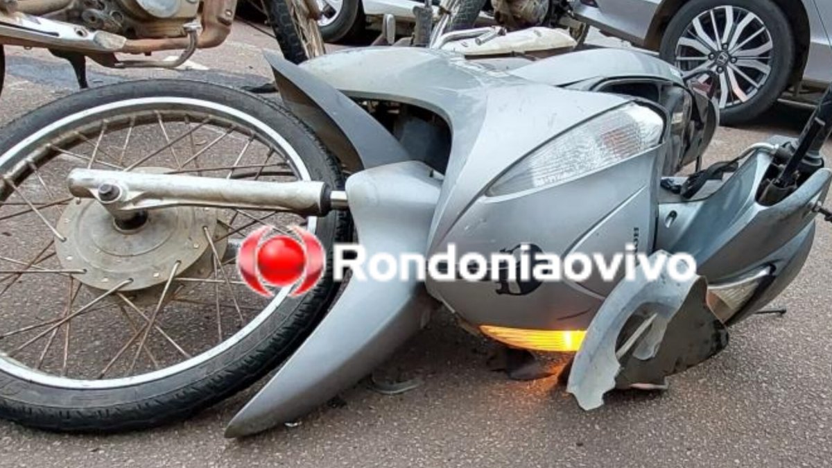 BATIDA ENTRE MOTOS: Vídeo mostra grave acidente com três vítimas na Salgado Filho 