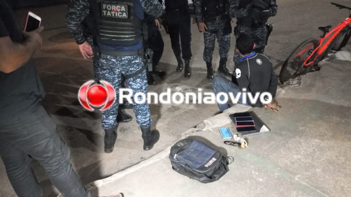 ASSALTOS: Criminoso é preso com revólver e vários celulares roubados 