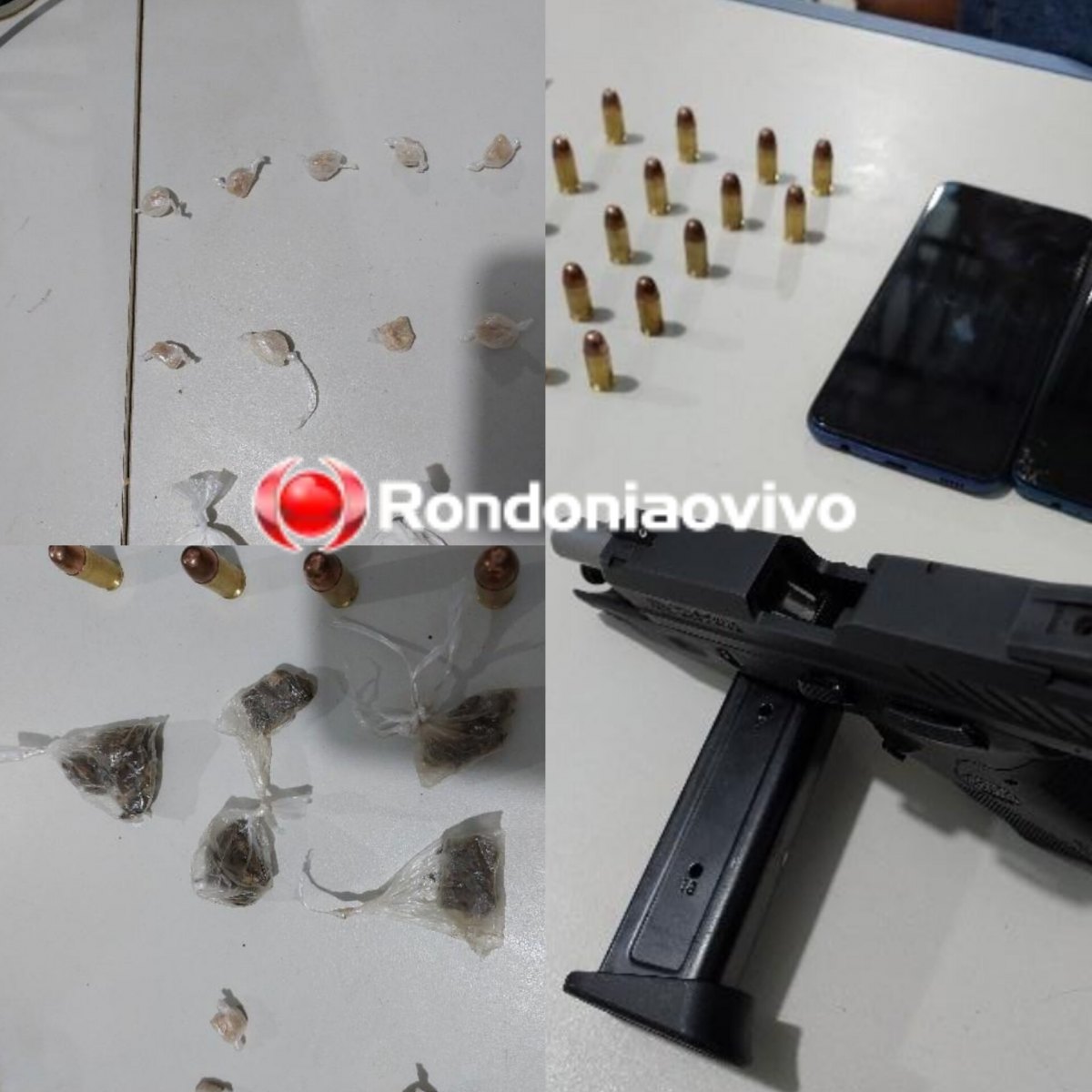 TRÁFICO NO BECO: Criminosos com drogas e arma roubada são presos por policiais do BPTAR 
