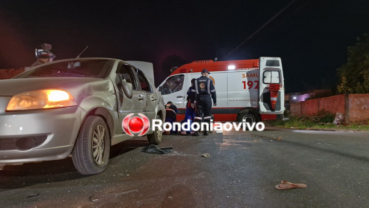 URGENTE: Passageira de moto sofre grave fratura após colisão; piloto é preso com drogas 