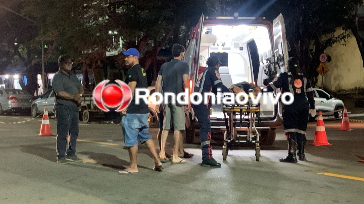 NA FARQUAR: Motociclista sofre vários ferimentos após motorista de Onix cruzar preferencial 