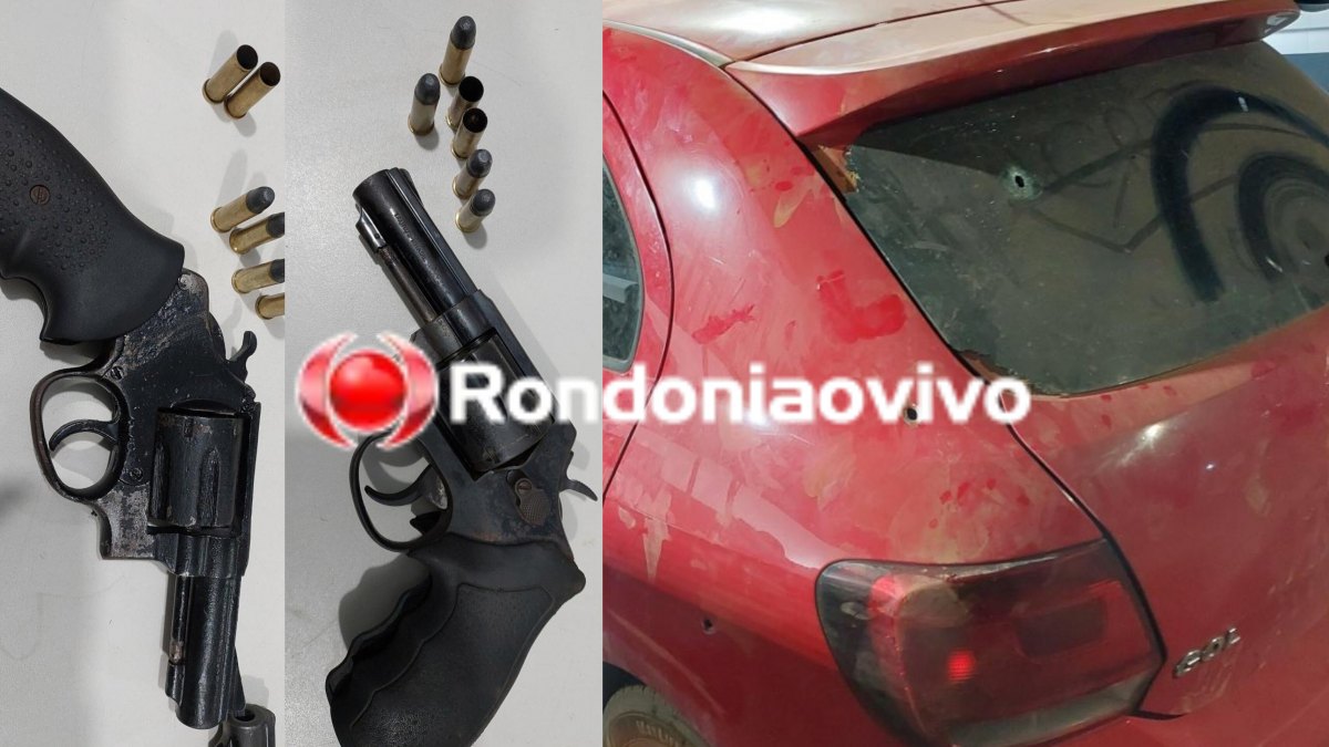 IDENTIFICADOS: Assaltantes com carro roubado trocam tiros com o BPTAR e levam a pior 
