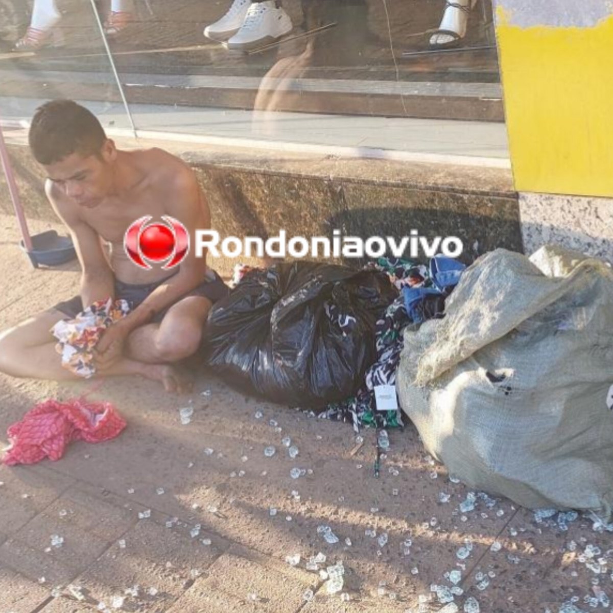 ALARME DISPAROU: Ladrão é preso por arrombar loja Mega Modas e furtar R$ 3 mil em mercadorias 