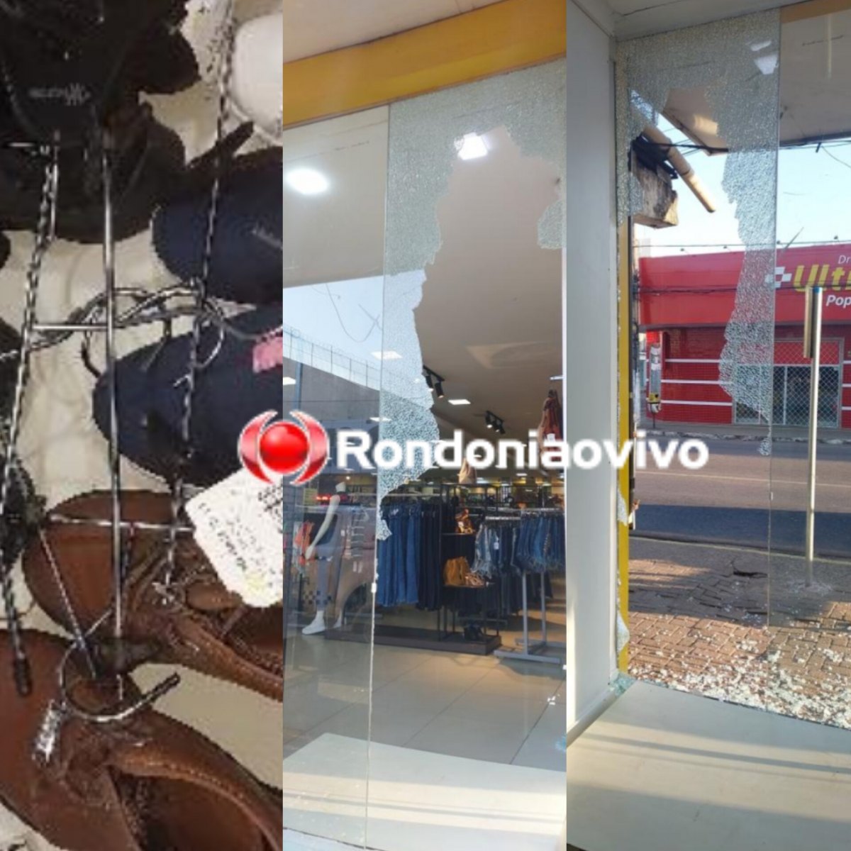 ALARME DISPAROU: Ladrão é preso por arrombar loja Mega Modas e furtar R$ 3 mil em mercadorias 