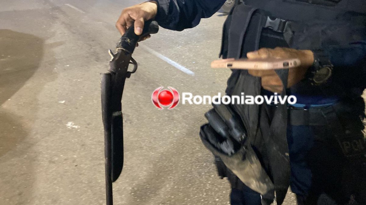 NO PLANALTO: 'Bando do CV' é flagrado com três armas em carro após denúncia de tiroteio 