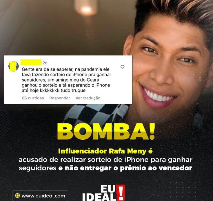 VERSÕES: Influenciador digital até agora não explicou destino de rifa de BMW