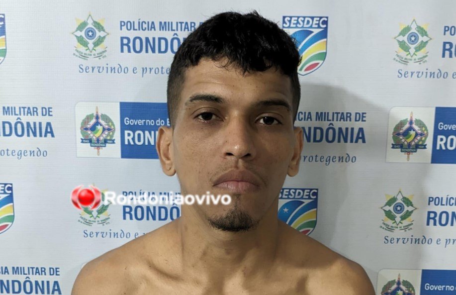 'SEI ONDE MORA': Força Tática do 1° BPM prende apenado que roubou mulher na frente de crianças