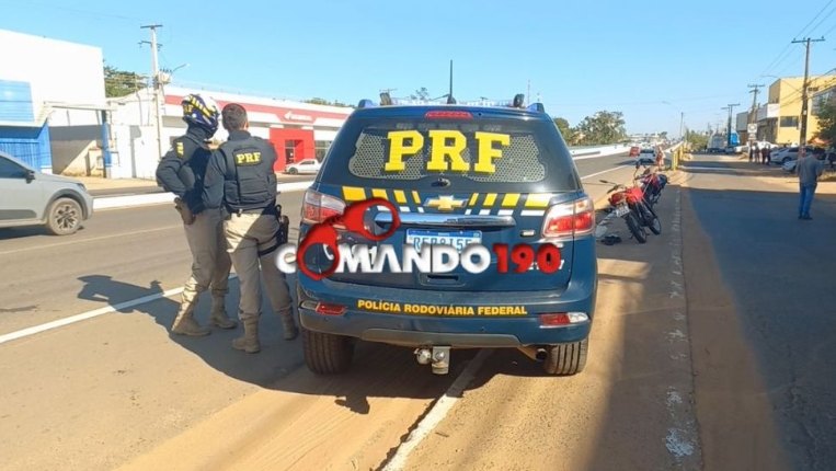 NA BR-364: Mulher perde a vida em colisão entre motos e carro