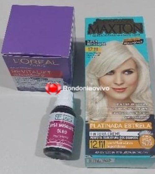 PLATINADA ESTRELA: Mulher é presa por furtar tintura de cabelo e creme facial no IG