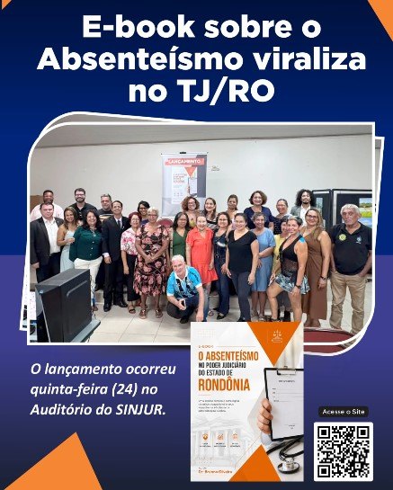 TJRO: E-book sobre absenteísmo é lançado em Porto Velho