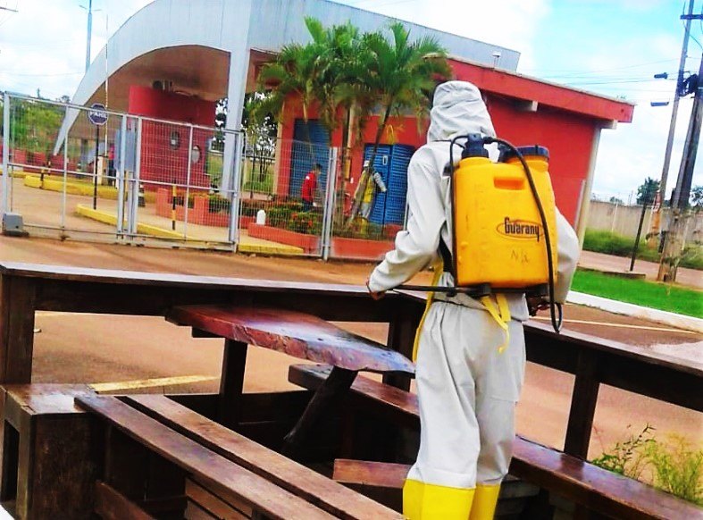 CORONAVÍRUS: Uniron realiza sanitização para reforçar medidas de prevenção ao Covid-19