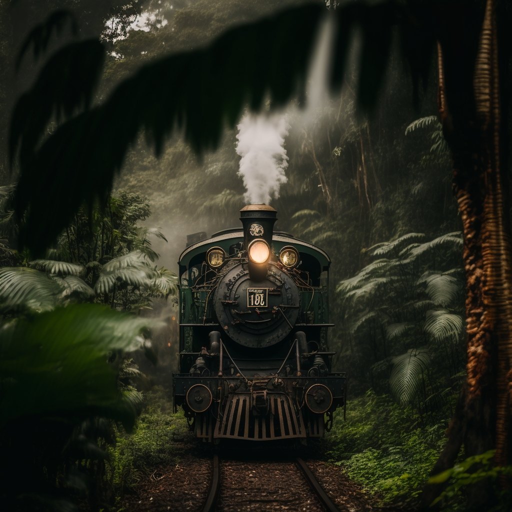 ARTE: Publicitário usa inteligência artificial para revisitar a lendária Estrada de Ferro Madeira-Mamoré
