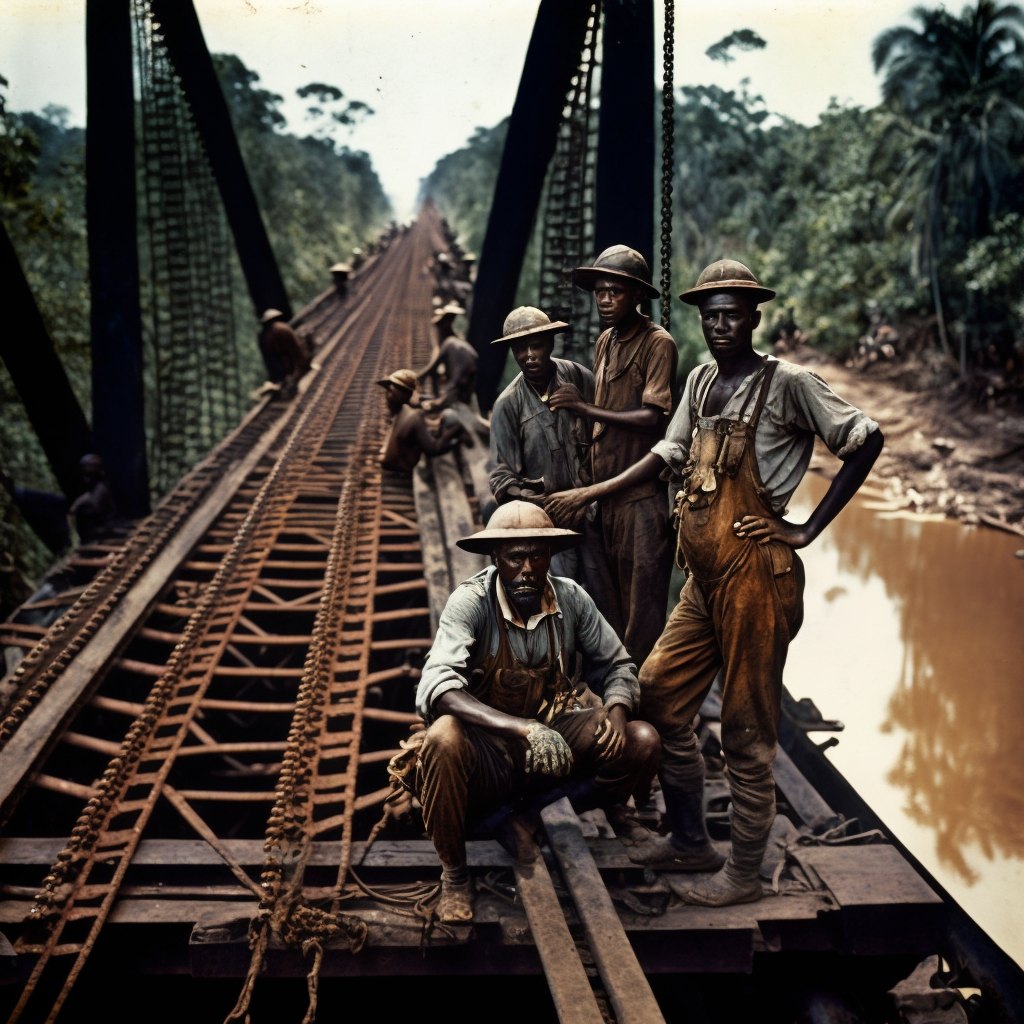 MADEIRA-MAMORÉ: Livro sobre a ferrovia, ilustrado com imagens criadas através da IA, será lançado em agosto